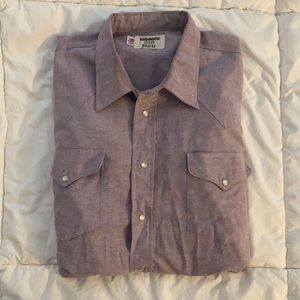 Vintage Ruddock Pearl Snap Button down